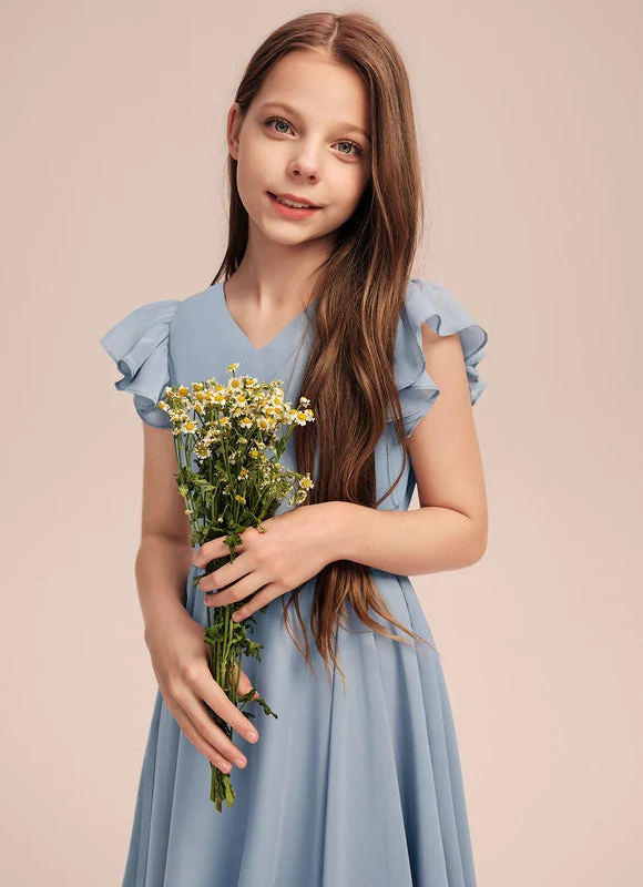 Robe Trapèze Enfant Volants Délicats – Image 4