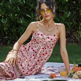 Robe Trapèze Fleur De Coton