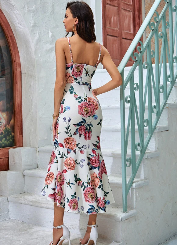 Robe Chic Midi Floral Moderne – Image 6
