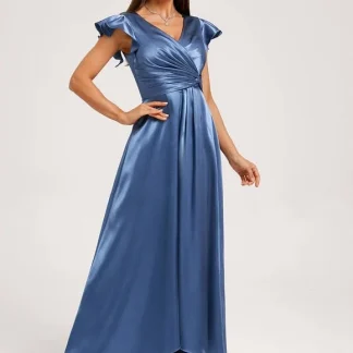 Robe Asymétrique Bleue
